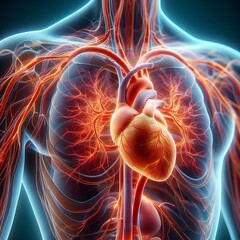 Heart, internal system of the human body