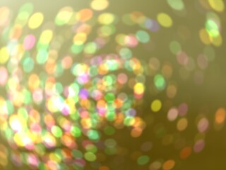abstract colorful gold bokeh background