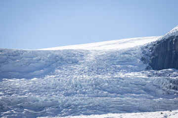 Fototapeta na wymiar Athabasca Glacier in Jasper National Park, Canada