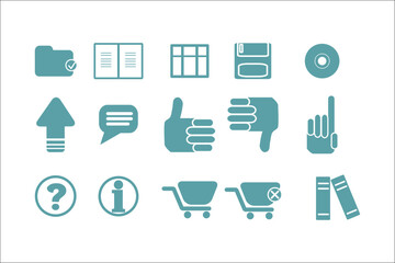Professional Business Icons Collection for Elegant Designs