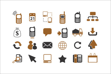 Professional Business Icons Collection for Elegant Designs