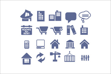 Professional Business Icons Collection for Elegant Designs