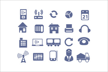Professional Business Icons Collection for Elegant Designs
