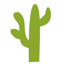 Cactus Flat Vector Illustration 