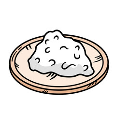 Rice Angkringan in Javanese Vector Illustration 