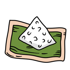 Rice Angkringan in Javanese Vector Illustration 