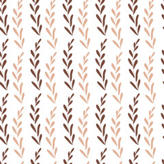 Seamless pattern with leaf background.
