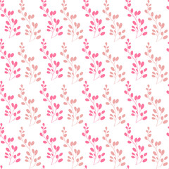 Seamless pattern with leaf background.
