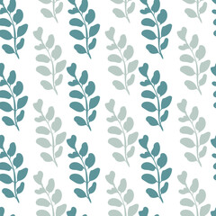 Seamless pattern with leaf background.
