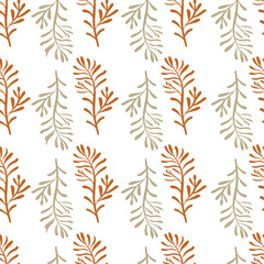 Seamless pattern with leaf background.
