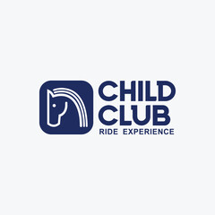 Race Horse logo esign vector