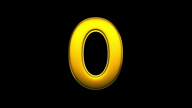 3d golden number 0