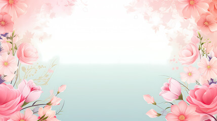 Obraz premium Beautiful pink rose bouquet flowers background, symbol of Valentine's Day, wedding, love