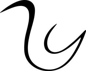 Fluid shape vector illustration. Liquid pattern silhouette design element