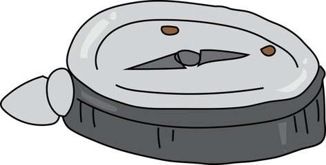 Hand drawn camping illustration on transparent background.
