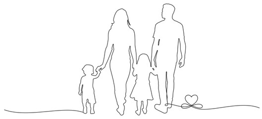 illustration of a family
