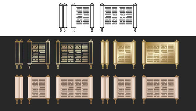 Ancient Biblical Hebrew scroll