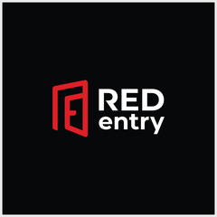 logos related to doors can be used for creative imagination, ideas, etc