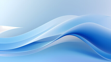 Fototapeta premium blue pastel abstract minimalist digital art, copy space for text, advertising or marketing resource