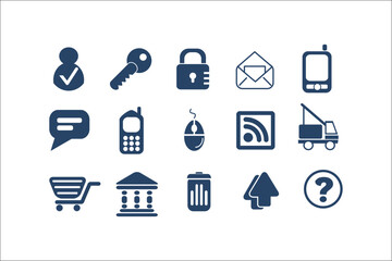 Professional Business Icons Collection for Elegant Designs