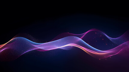 Technology abstract line background and light effect, technology-sense background material