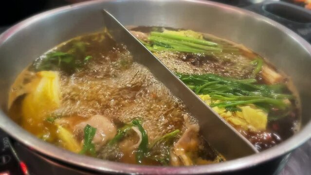 Shabu or Sukiyaki  hot pot Japanese food