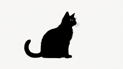 Obraz premium Regal Cat Silhouette