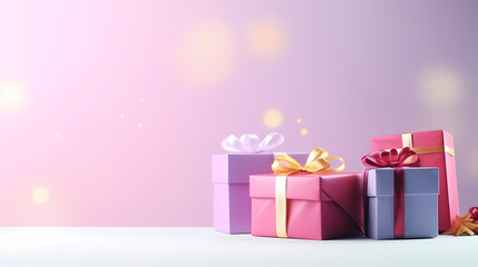 Gift box background, black friday sale, birthday, children's day, valentine's day and wedding gift background