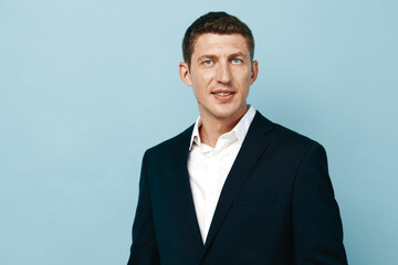 Background person caucasian portrait background adult men casual men handsome isolated studio