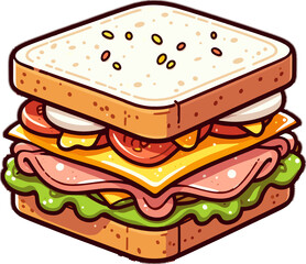 sandwich - 샌드위치. Generative AI