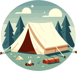 camping tent - 텐트. Generative AI