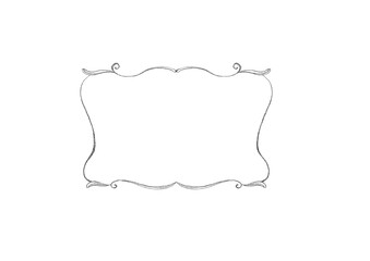 エレガントな手描きフレーム
