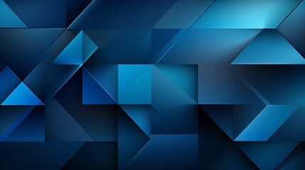 A contemporary backdrop made of a blue geometric design, Generative AI.