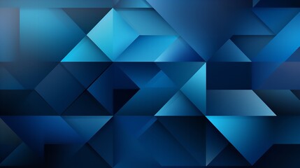 A contemporary backdrop made of a blue geometric design, Generative AI.