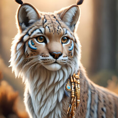 Obraz premium portrait of a lynx