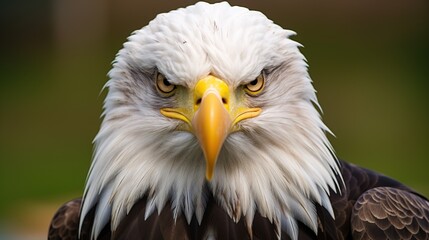 Fototapeta premium Bald Eagle Staredown