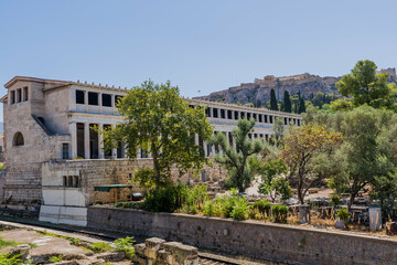 Obraz premium Exterior view of the Museum of the Ancient Agora.