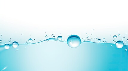 It's a vector background image composed of clean water droplets. white background   - obrazy, fototapety, plakaty