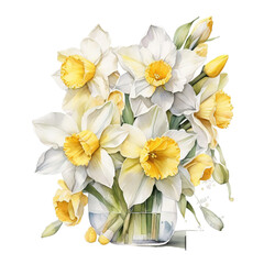 Fototapeta premium Watercolor Bouquet