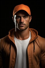 Obraz premium Photo Realistic of a Tennis Player in Tennis Attire and a Tennis Racket, Generative AI