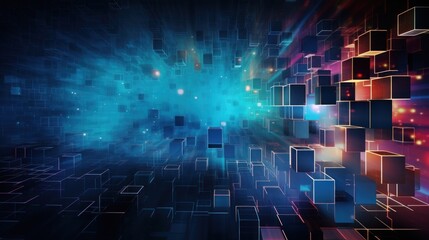 Obraz premium Modern IT industry Creative Abstract Background