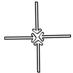 hand drawn arrow sign