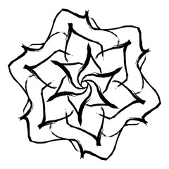 flower motive design pattern illustration	