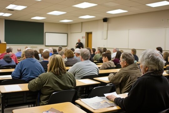 Retirees attend classes