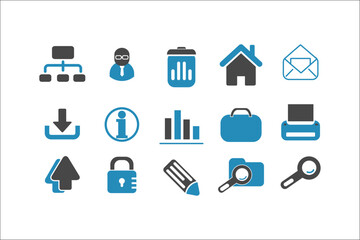 Professional Business Icons Collection for Elegant Designs