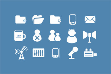 Professional Business Icons Collection for Elegant Designs