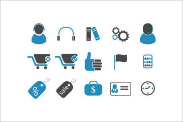 Professional Business Icons Collection for Elegant Designs