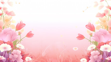 Obraz na płótnie Canvas Pink rose flower composition background, decorative flower background pattern, floral border background