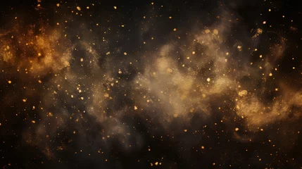 Fotobehang cosmic dust stars background illustration universe sky, shimmer sparkle, shine twinkle cosmic dust stars background © vectorwin