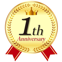 王冠　メダル　金　リボン　アイコン